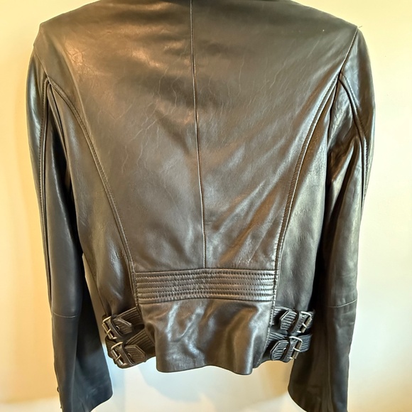 Lucky Brand Classic Leather Moto Jacket - Size S - Picture 4 of 13